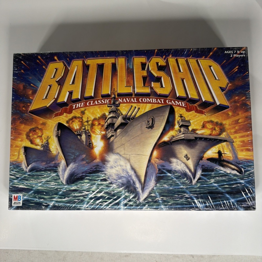 2002 Factory Sealed NEW Battleship Classic Naval Combat Game Milton Bradley NOS